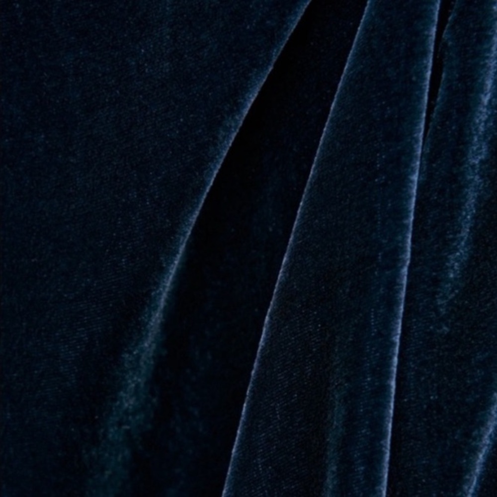 Reformation Elvira Velvet Boat Neck Open Back Midi Maxi Dress Navy NWT Size 6 - Picture 6 of 16